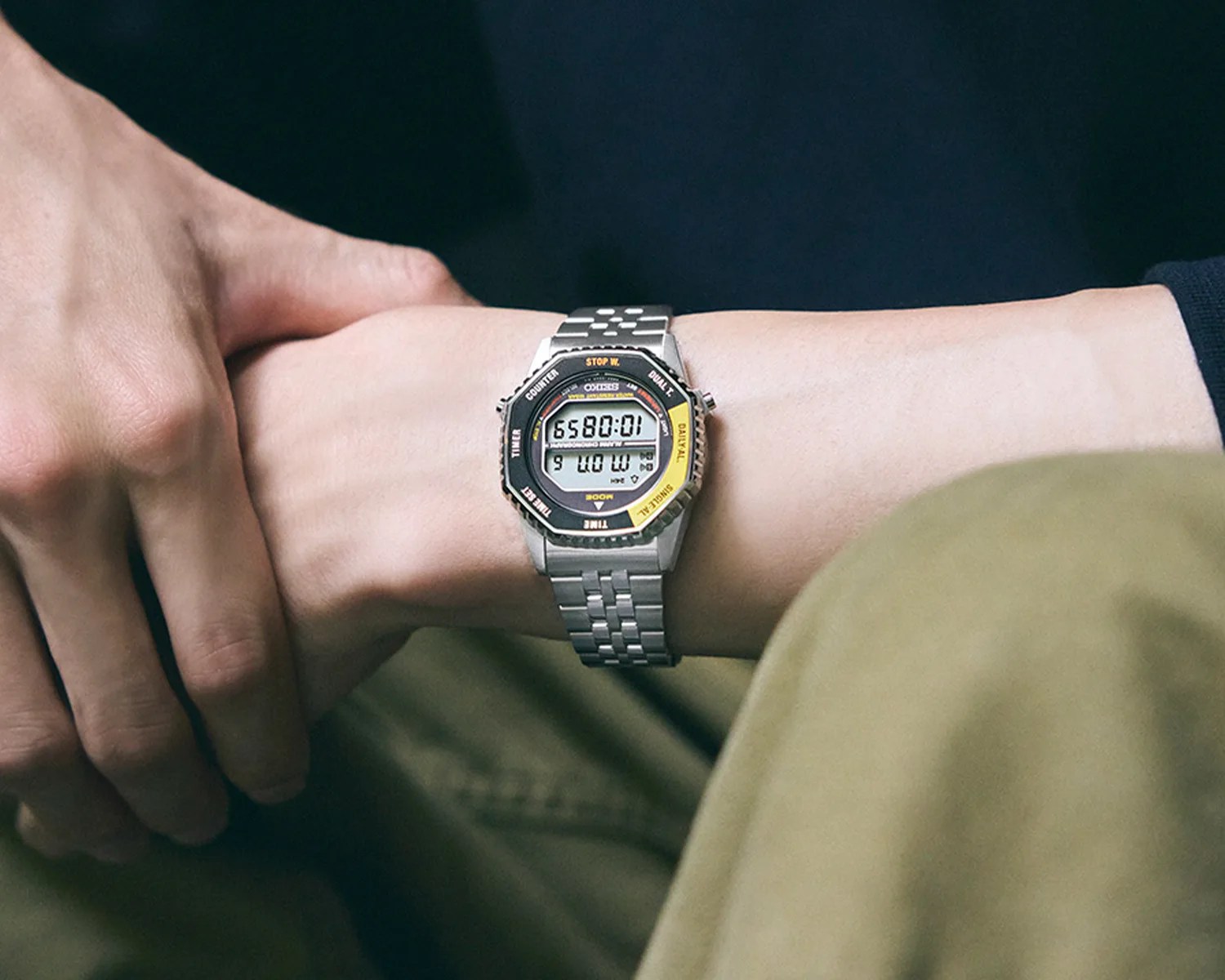 A Classic 1980s Seiko Digital Watch Unexpectedly Returns to Take