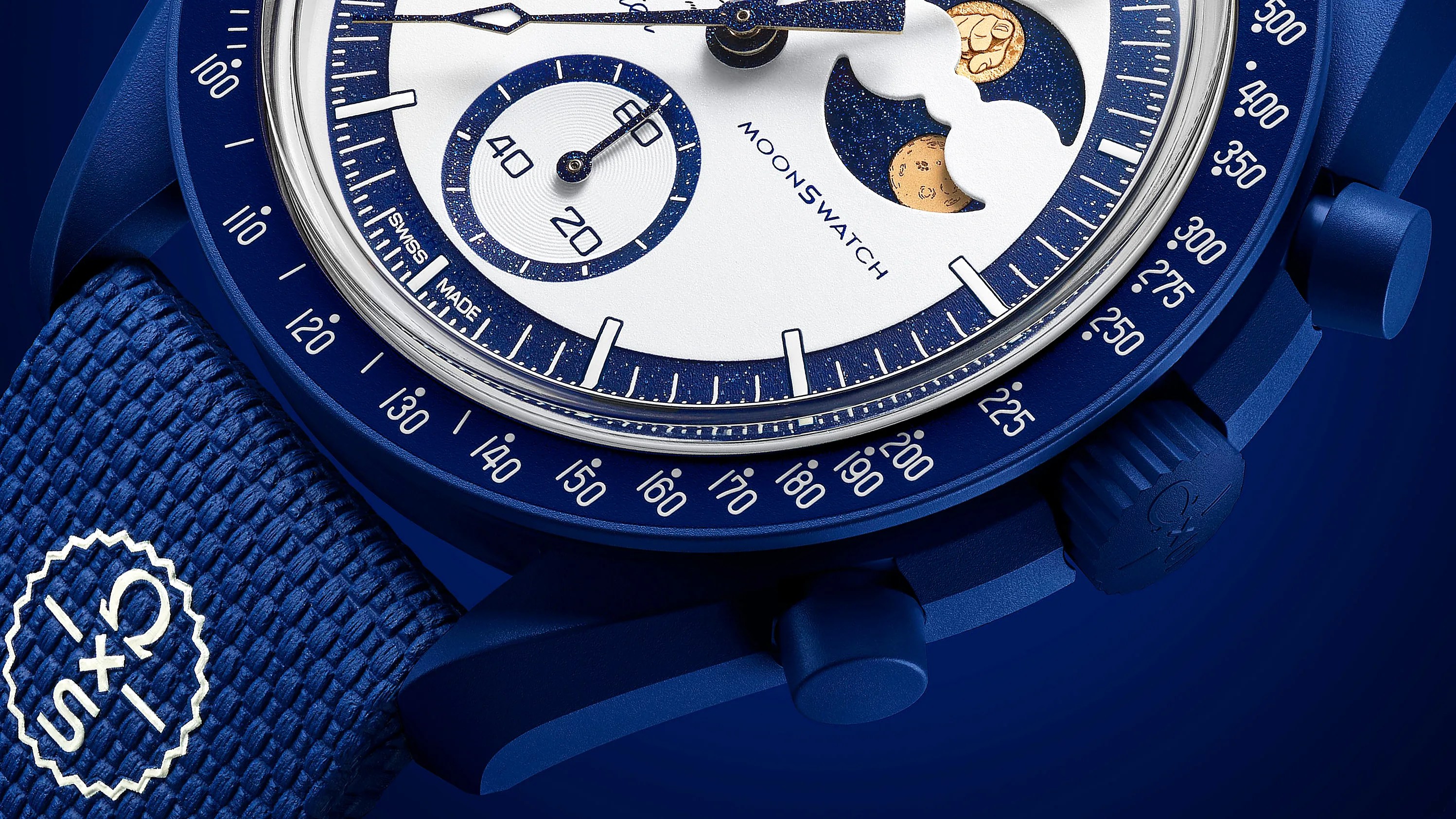 Swatch Mission to Moon 新品 Swatch MoonSwatch Mission to Earthpase – Moonshine Gold SO33N701L