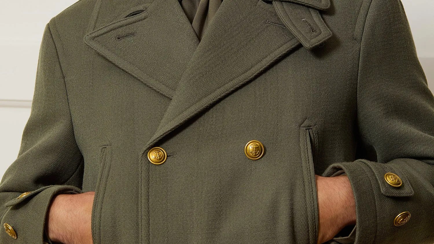 This Stunning Top Coat Is a Vintage Military-Inspired Masterpiece