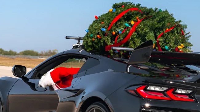 Chevy’s Supercar-Slaying Corvette Just Set an Absolutely Absurd (and Festive) Record