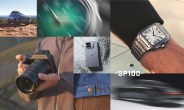 Collage of various products including a blue off-road vehicle on rocky terrain, a close-up of a green watch face, a person holding a Hasselblad camera, a Google smartphone on textured surface, a wrist wearing a Cartier watch, a denim jacket detail, and a blurred black car with "GP100" text.