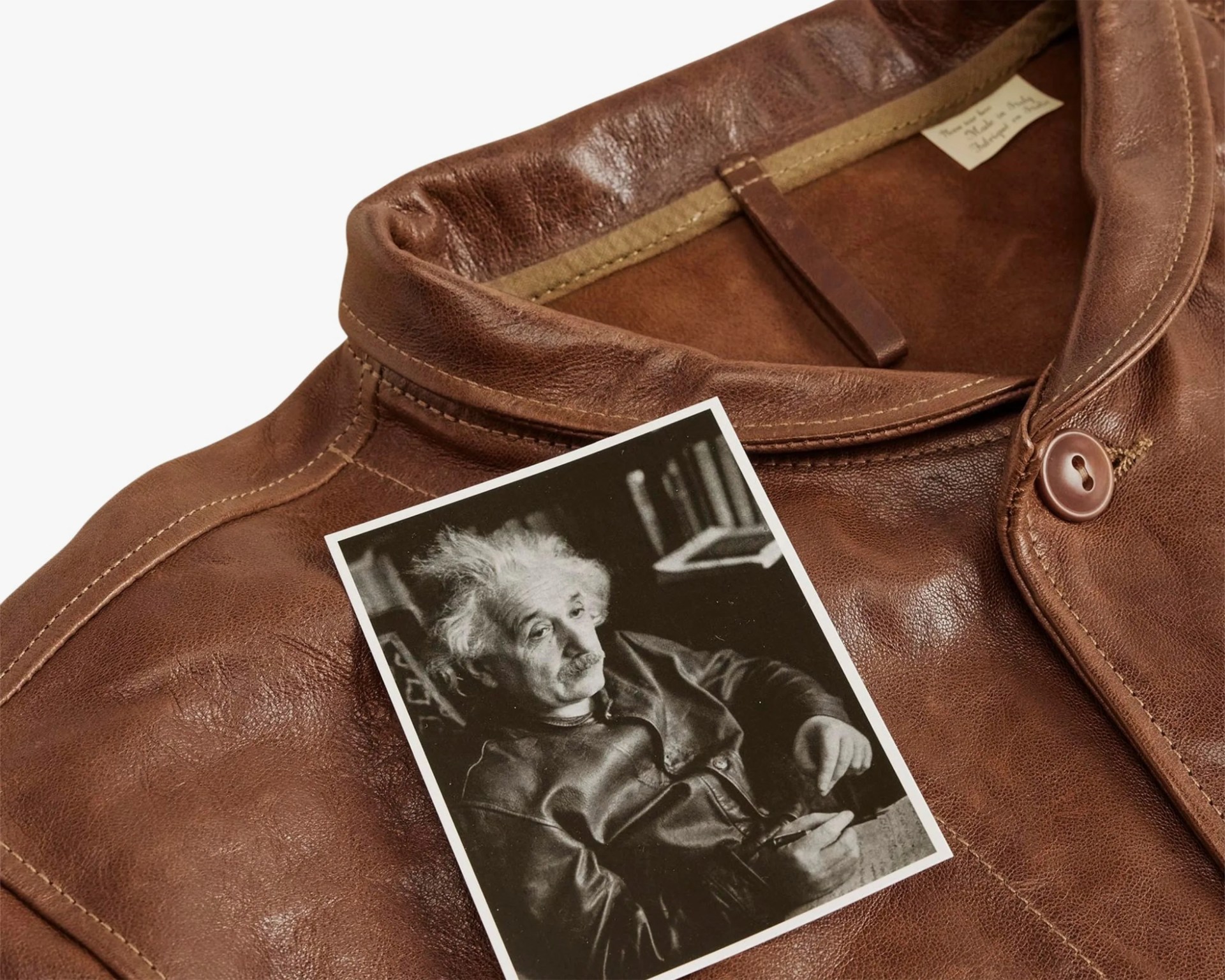 The Levi's Vintage Reissue of Albert Einstein's Iconic Leather
