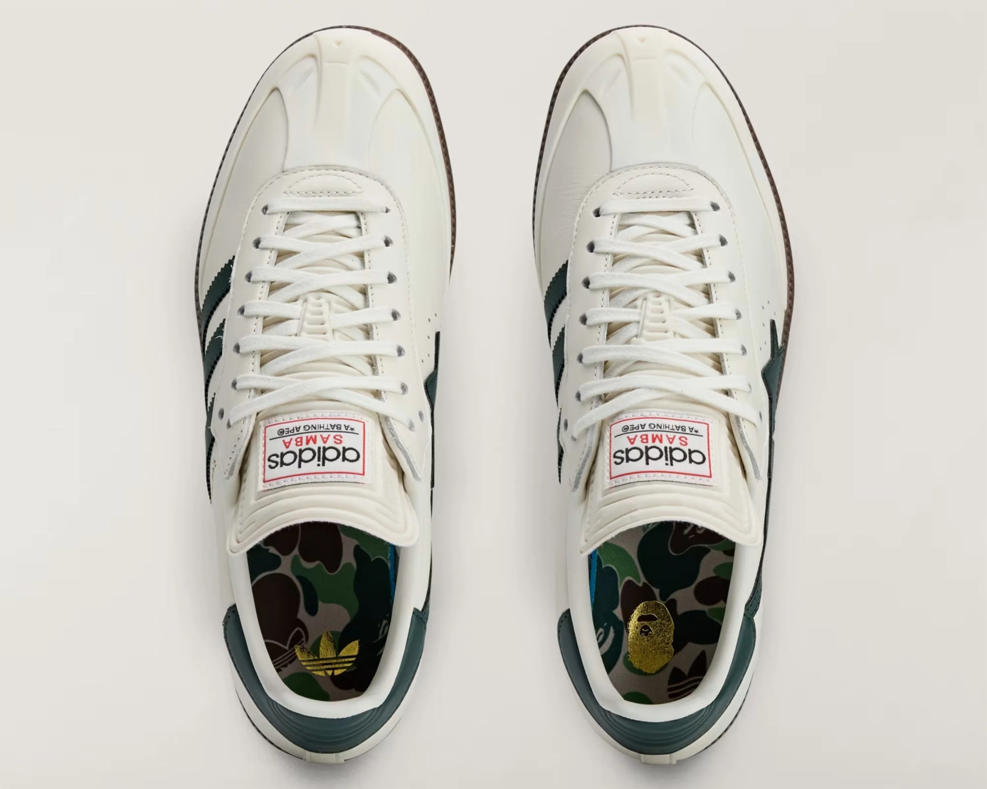 adidas gazelle silver green womens ADIDAS PUIG SAMBA ADV CLOUD WHITE / CORE BLACK / GUM– Bluetile Skateboards main image 0