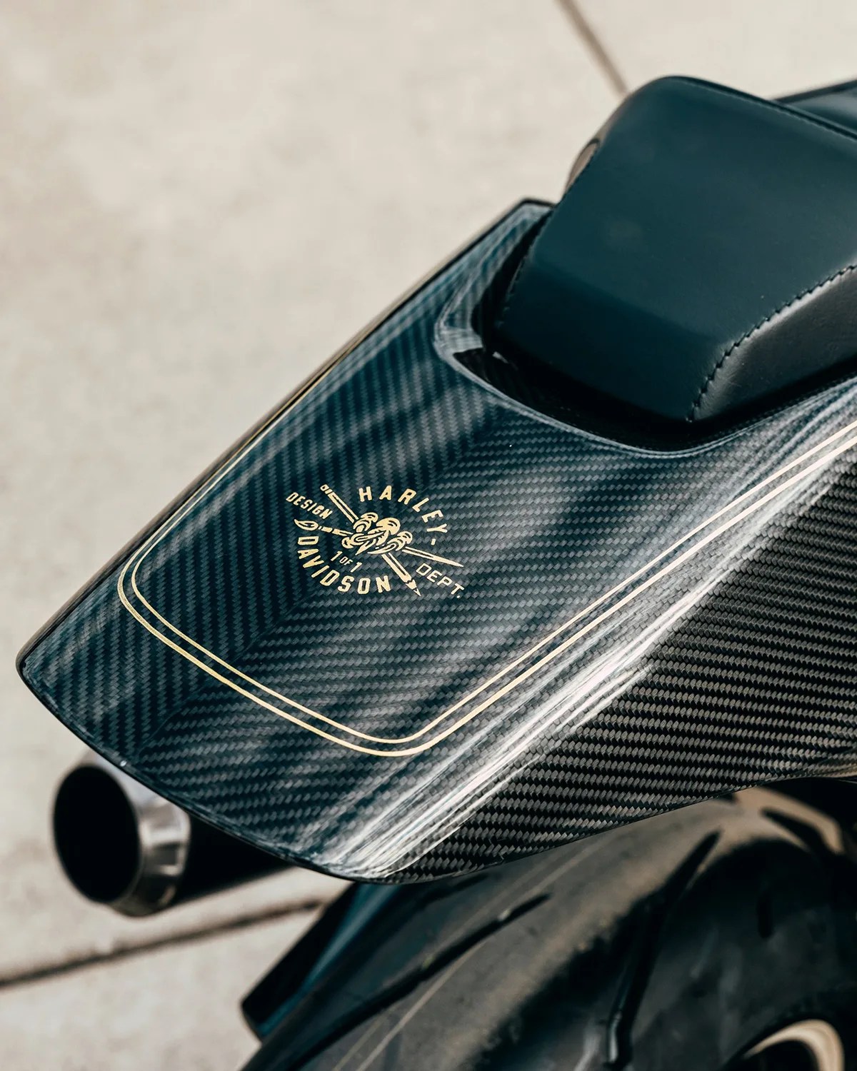 Harley-Davidson RMCR tail section