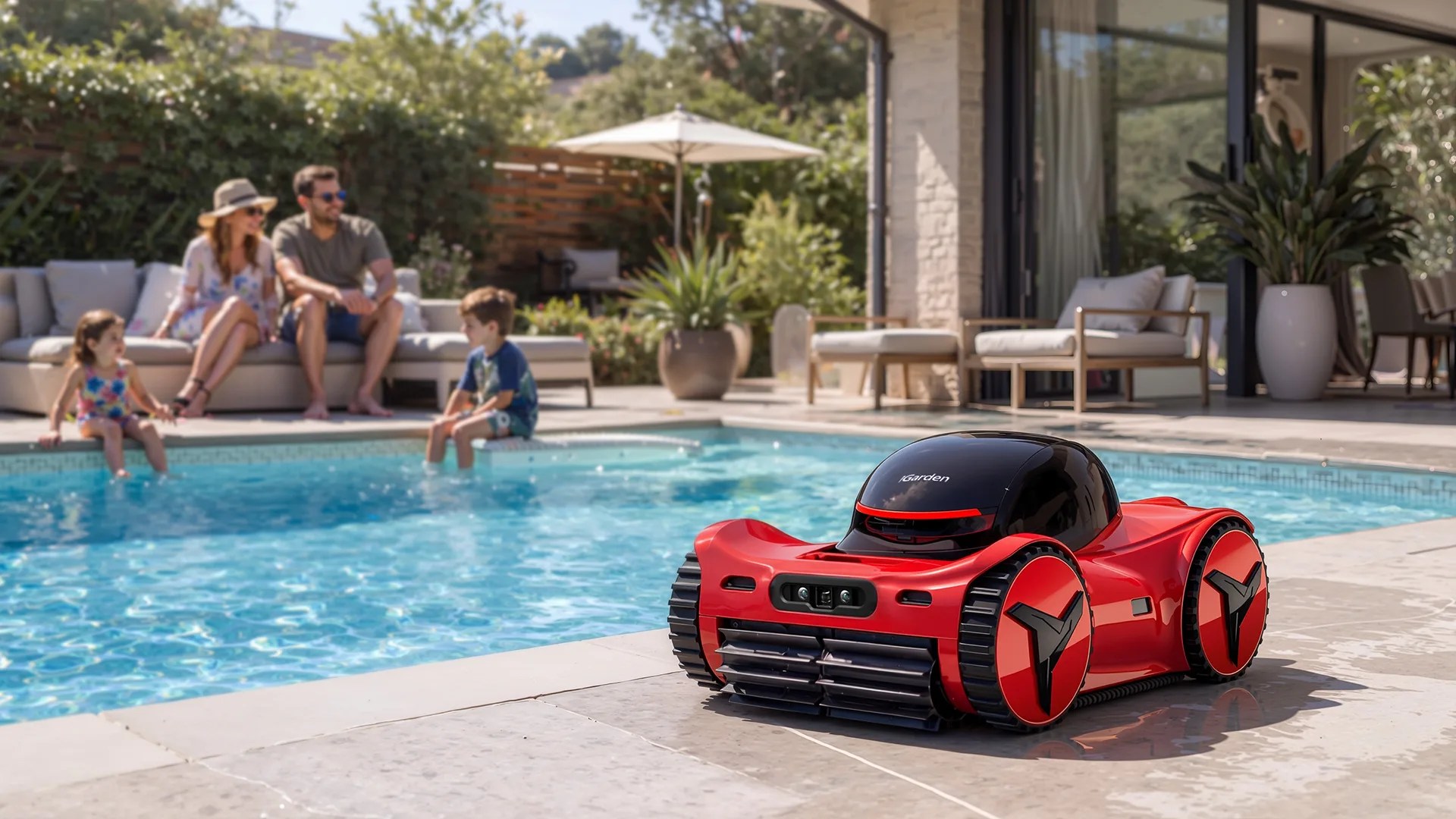 The Robot That Cleans the Pool Before You Finish Your Coffee