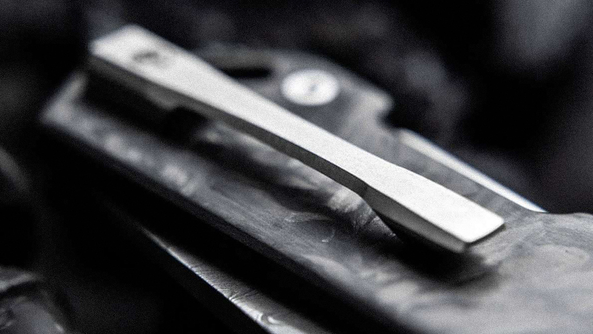 Böker Damast Annual Knife 2026 klips ve gövde detay