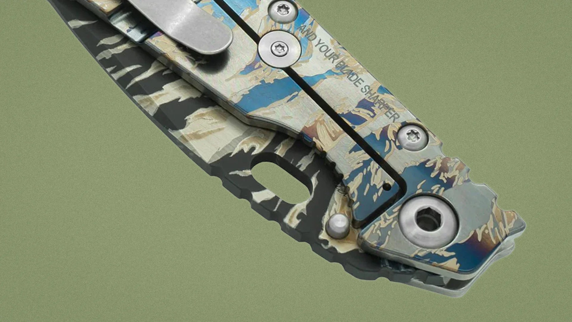 A Longtime Fan-Favorite Tactical EDC Knife Just Got a Painstakingly Crafted Camo Edition