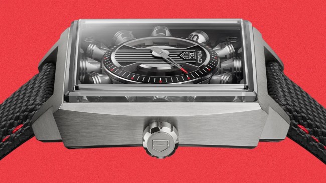 TAG Heuer’s Iconic Racing Watch Gains 12 Cylinders Under the Hood