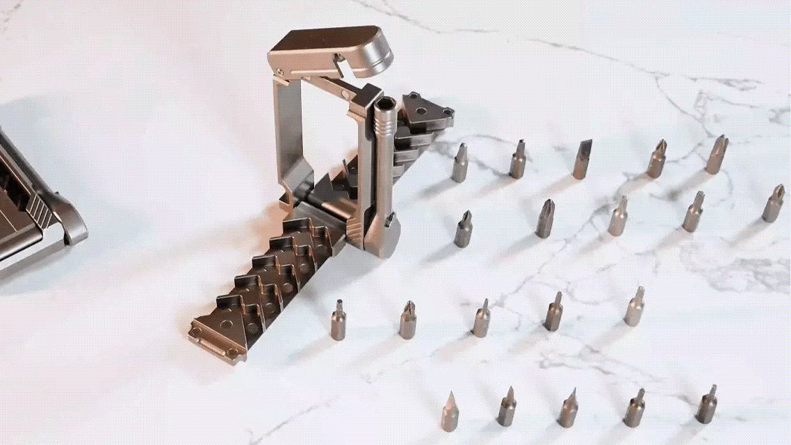 TiNexus EDC Ratchet System bit storage
