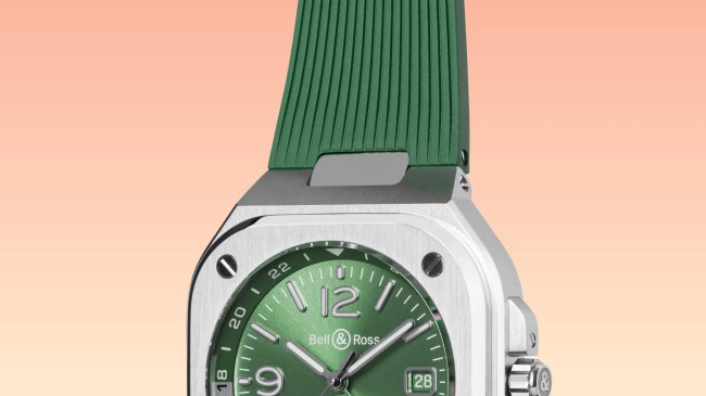 Bell & Ross Perfects Its GMT Sports Watch with a Silky-Smooth Sunburst Green Dial