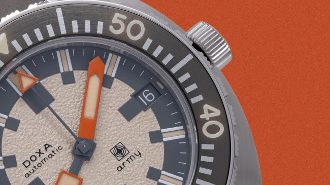 Doxa Resurrects Its Rare Army Dive Watch with Help from Hodinkee