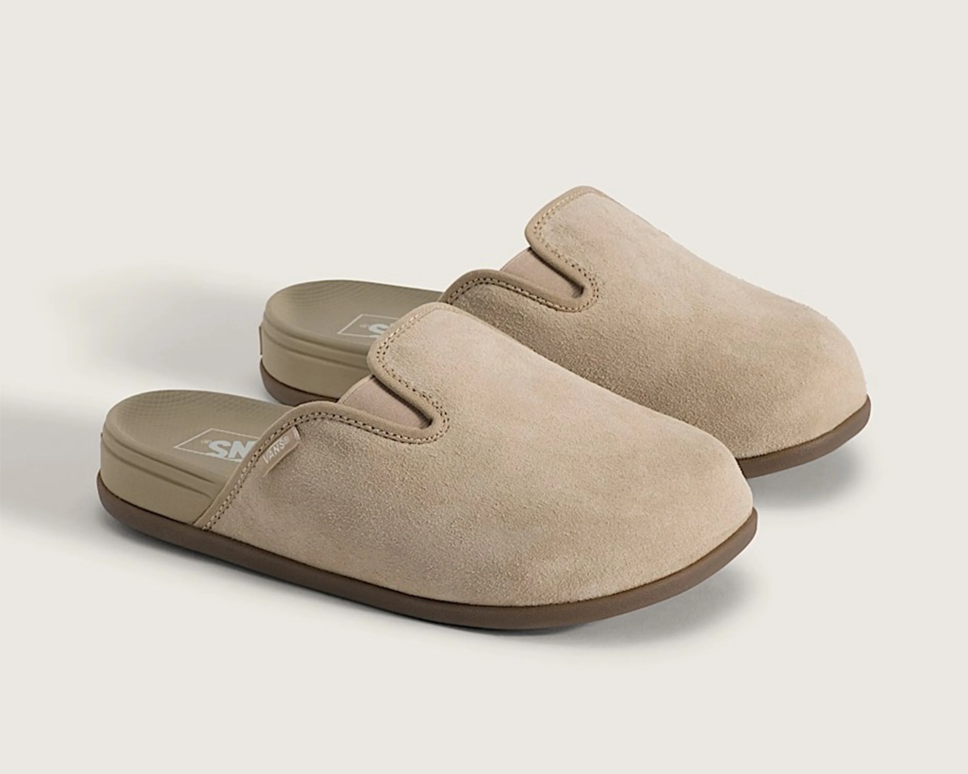 vans mule shoe tan